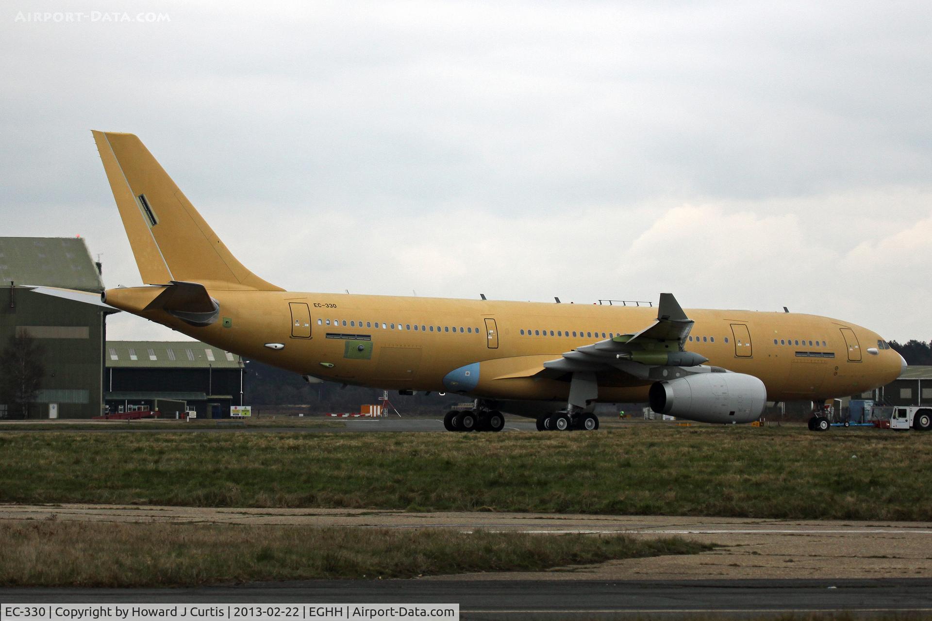 EC-330, 2011 Airbus KC3 Voyager (A330-243MRTT) C/N 1275, Being converted by Cobham to a Voyager KC3 for the RAF. Only recently rolled out with the three refuelling points.