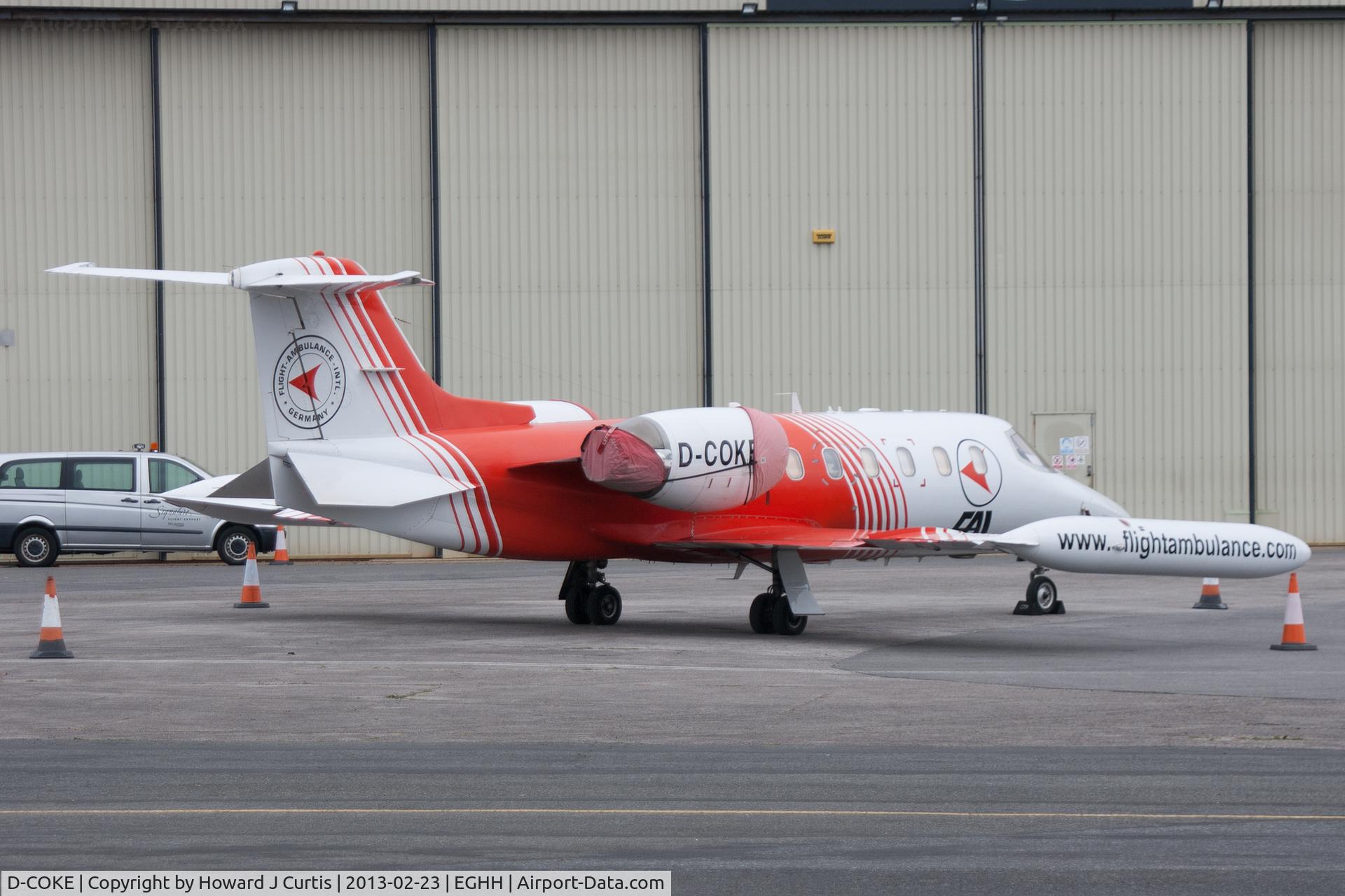 D-COKE, 1981 Gates Learjet 35A C/N 35A-447, Flight Ambulance International