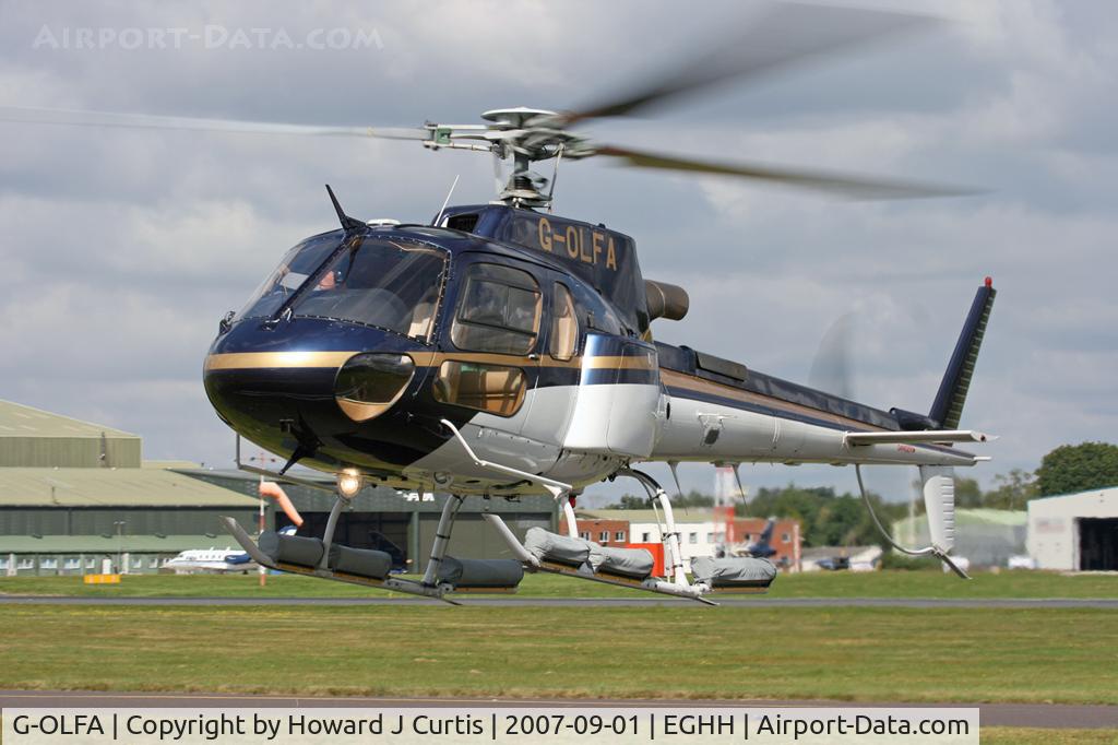 G-OLFA, 1998 Eurocopter AS-350B-3 Ecureuil Ecureuil C/N 3108, Privately owned.