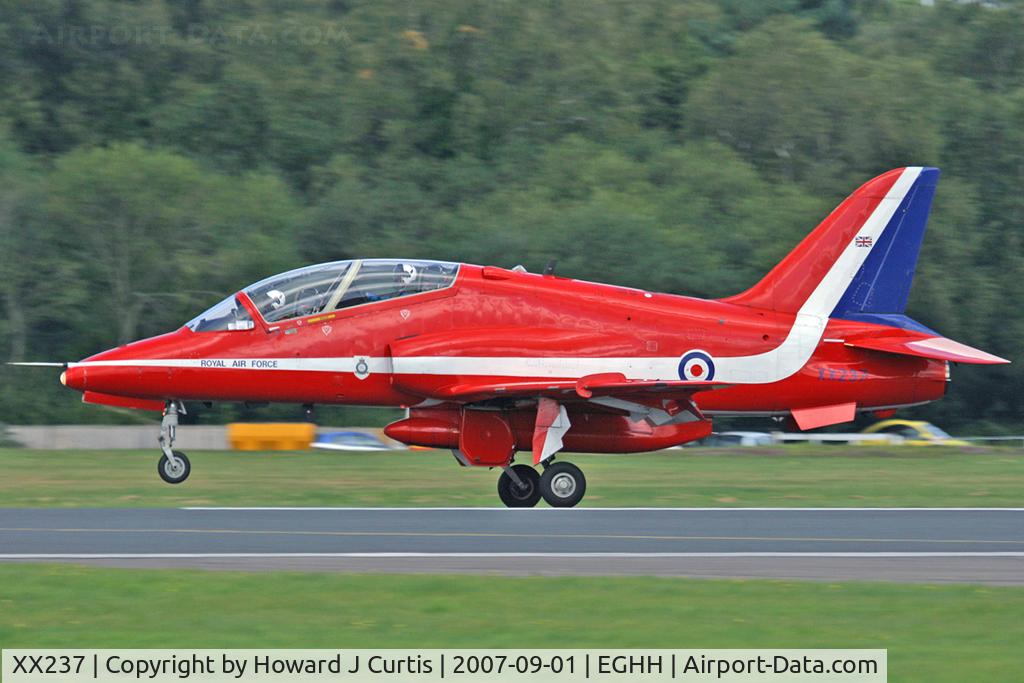 XX237, 1978 Hawker Siddeley Hawk T.1A C/N 073/312073, Hawk T1. Red Arrows.