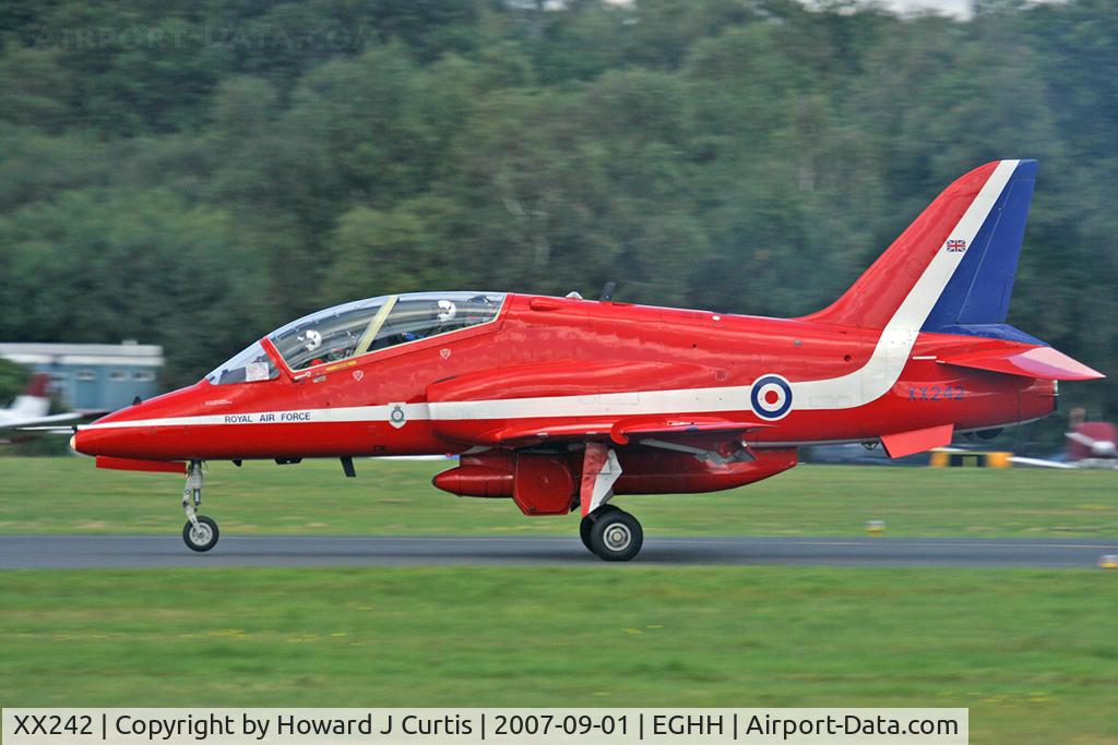 XX242, 1978 Hawker Siddeley Hawk T.1 C/N 078/312078, Red Arrows.