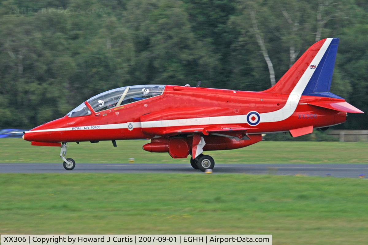 XX306, 1980 Hawker Siddeley Hawk T.1A C/N 141/312131, Red Arrows.
