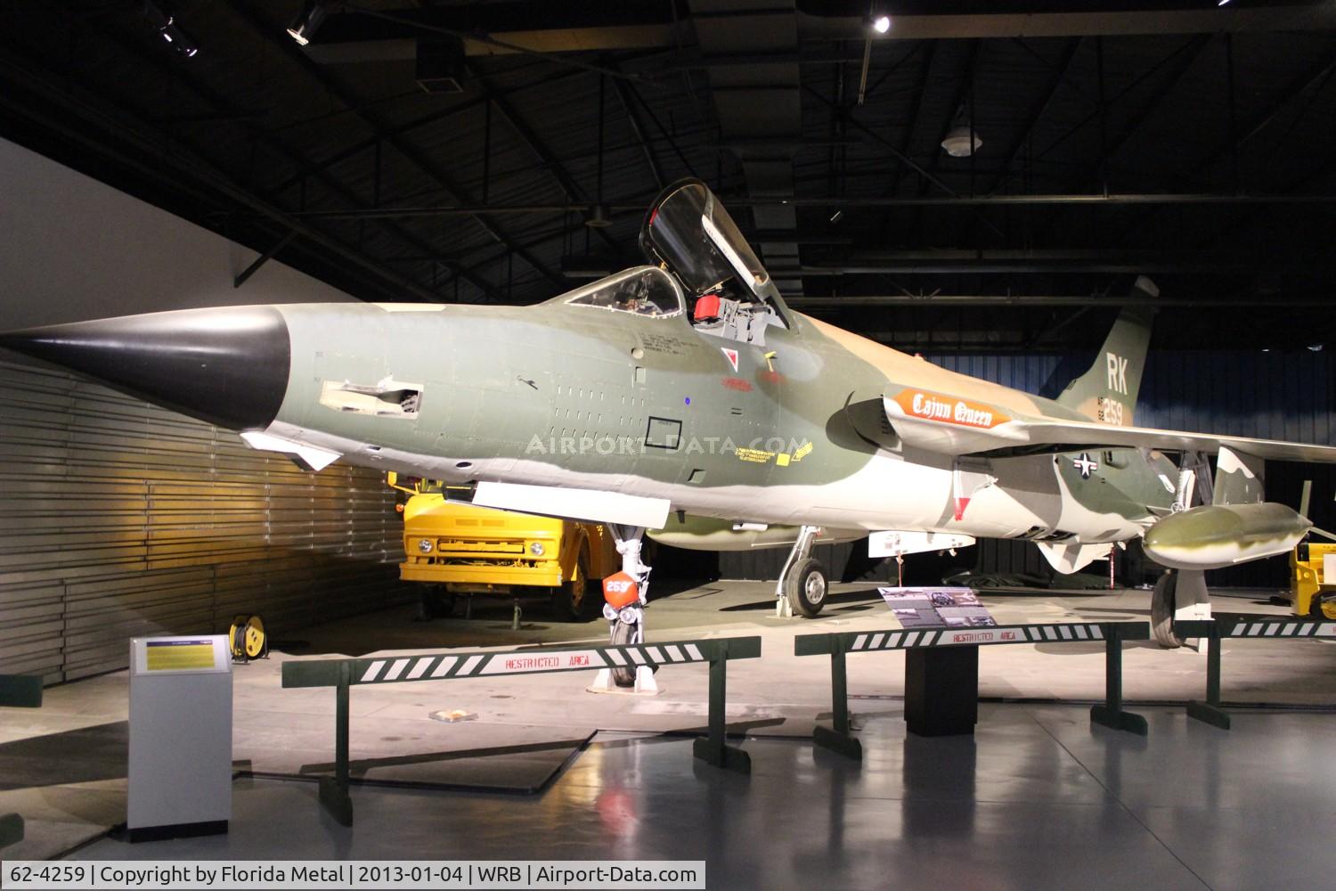 62-4259, 1962 Republic F-105D Thunderchief C/N D458, F-105D Thunderchief