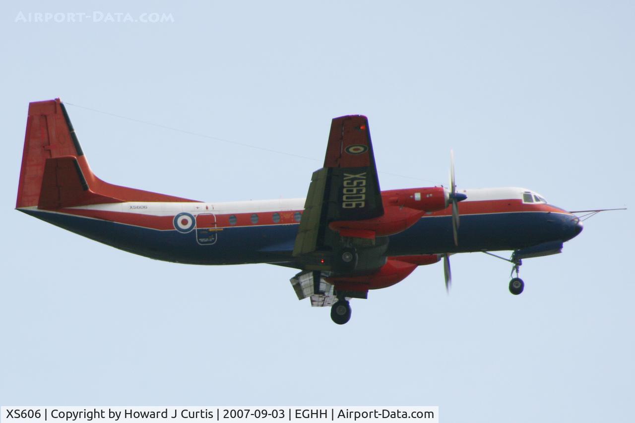 XS606, 1966 Hawker Siddeley HS-780 Andover C1 C/N Set 13/BN1, Operated by QinetiQ.