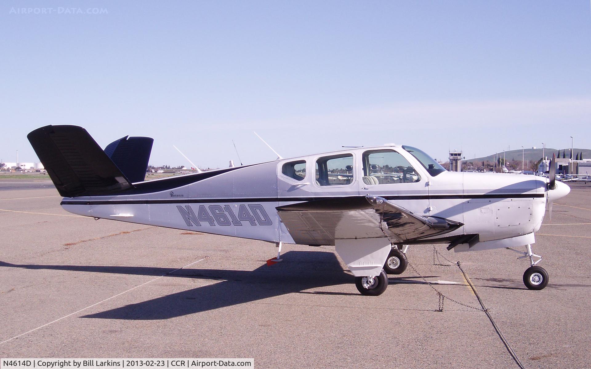 N4614D, 1956 Beech G35 Bonanza C/N D-4793, Visitor