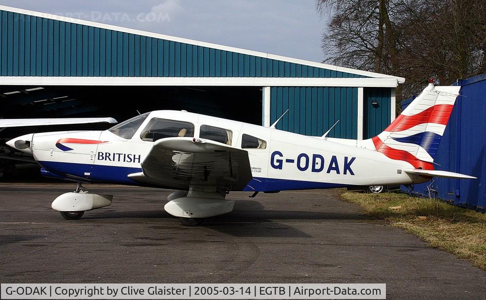G-ODAK, 1979 Piper PA-28-236 Dakota C/N 28-7911162, Ex: N22328 > N386WT > OH-SMO > D-EXMA > G-ODAK - Originally owned to, Airways Aero Associations Ltd in February 2000 and currently with, Airways Aero Association Ltd since January 2004