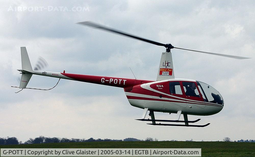 G-POTT, 1997 Robinson R44 Astro C/N 0383, Ex: G-POTT > F-HBPM - Originally owned to, W.W.Potter International (1991) Ltd in November 1997 and currently in private hands since May 2003. To: F-HBPM August 2006