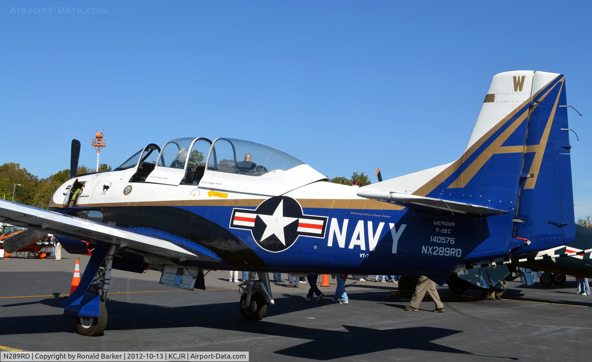 N289RD, 1956 North American T-28C Trojan C/N 226-153, Culpeper Air Fest 2012