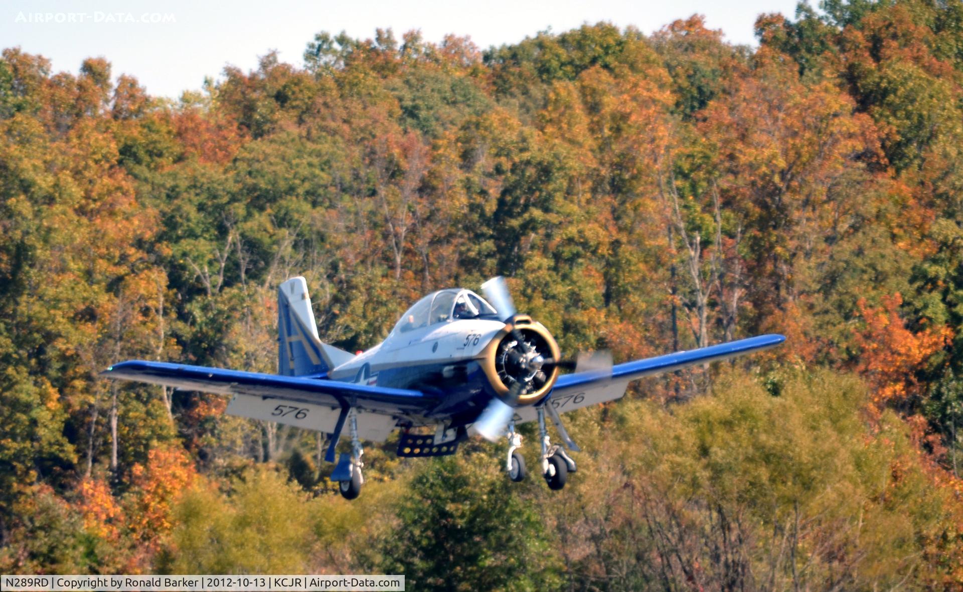 N289RD, 1956 North American T-28C Trojan C/N 226-153, approach for Landing - Culpeper Air Fest 2012