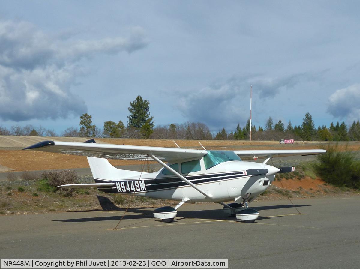 N9448M, 1976 Cessna 182P Skylane C/N 18264764, Parked at the Nevada County Air Park.