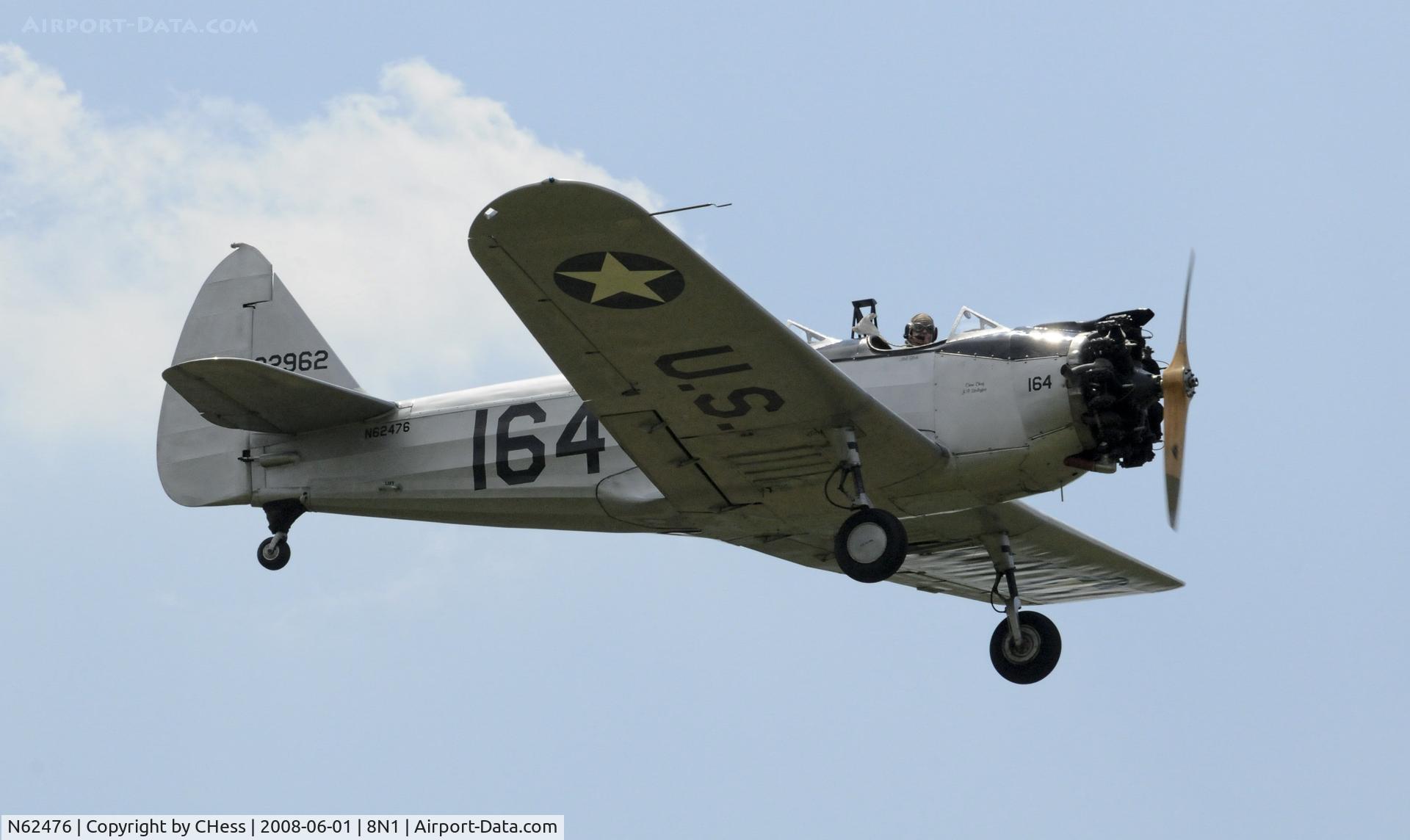 N62476, 1942 Fairchild PT-23A Cornell (M-62C) C/N T42-6001, Photographed at Golden Age Air Musem's Barnstormer Day.