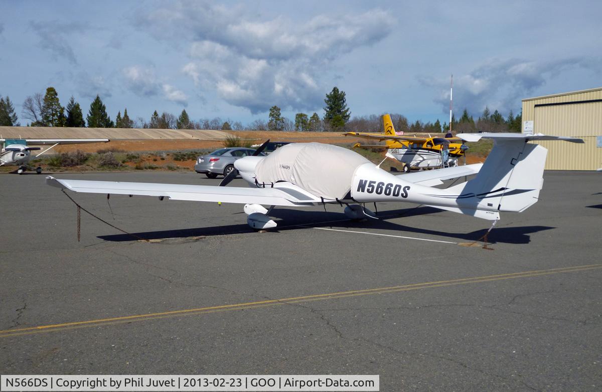 N566DS, 2006 Diamond DA-40 Diamond Star C/N 40.646, Parked at Nevada County Air Park, Grass Valley, CA.