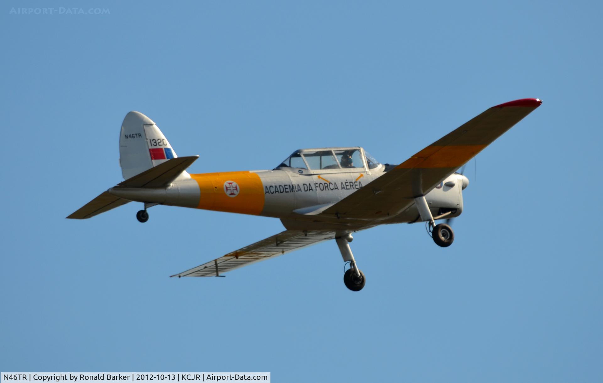 N46TR, 1955 De Havilland Canada DHC-1 Chipmunk C/N 1320, Departure - Culpeper Air Fest 2012