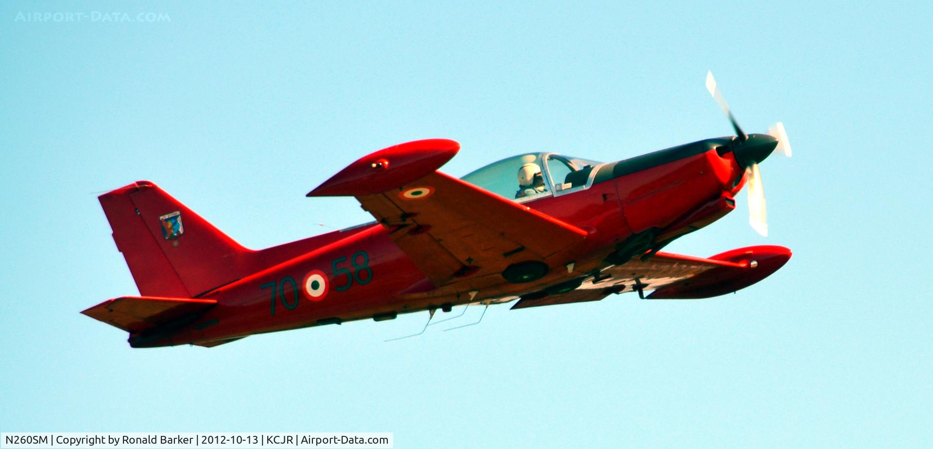 N260SM, 1970 SIAI-Marchetti F-260 C/N 2-40, Takeoff - Culpeper Air Fest 2012