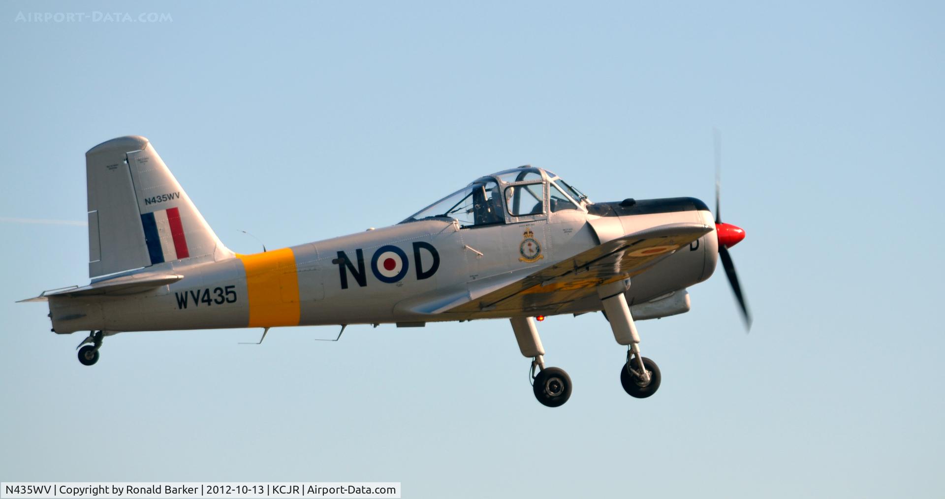 N435WV, 1956 Percival P-56 Provost T1 C/N PAC/F/423, Takeoff - Culpeper Air Fest 2012