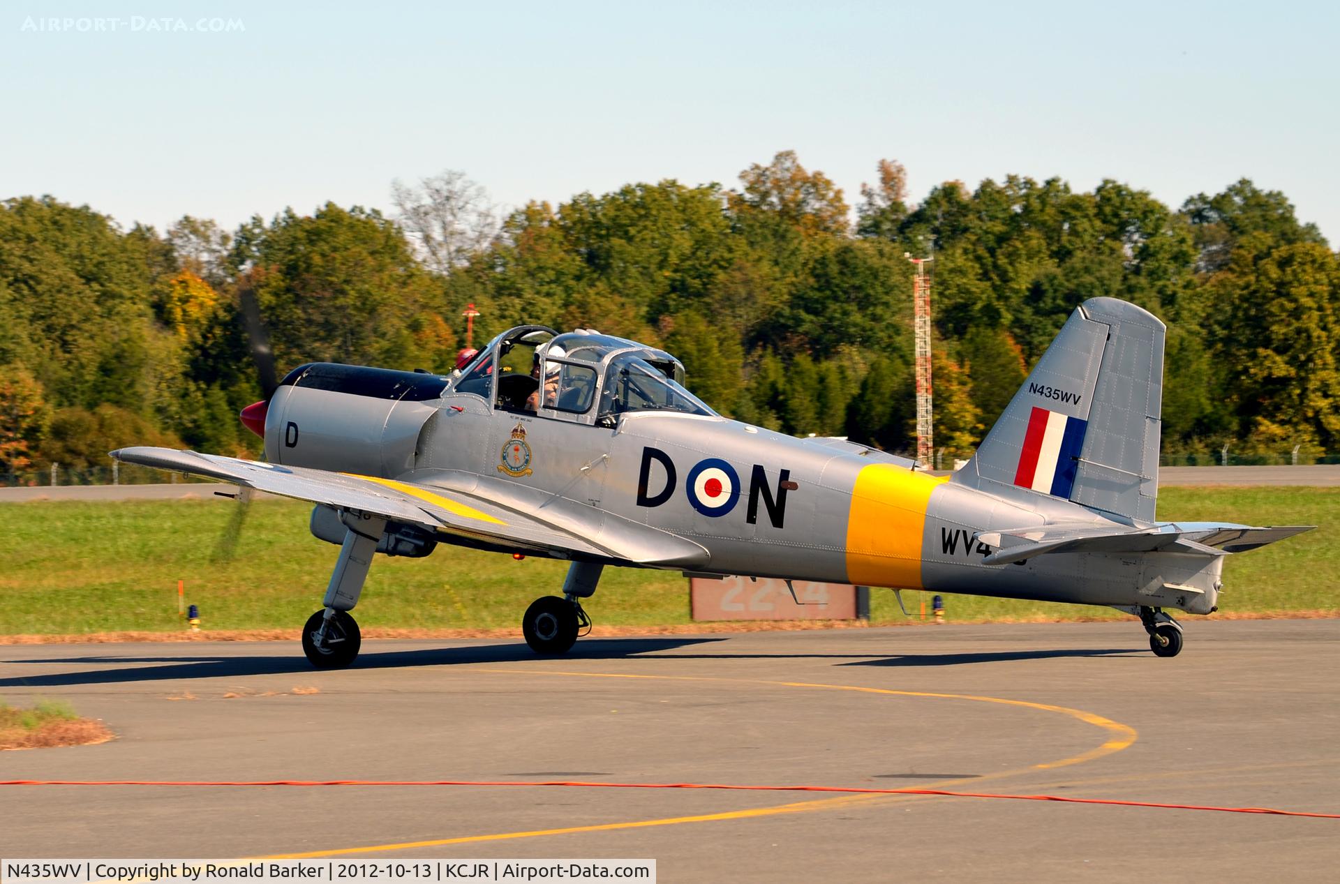 N435WV, 1956 Percival P-56 Provost T1 C/N PAC/F/423, Taxi - Culpeper Air Fest 2012