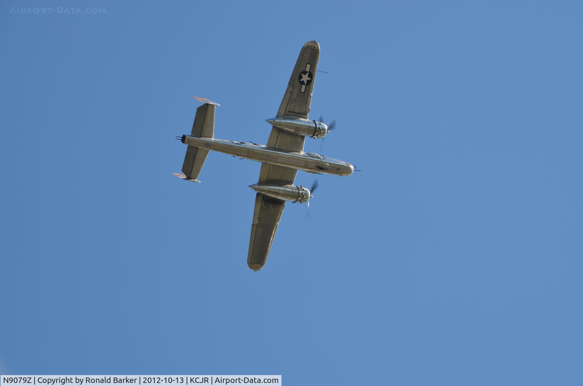 N9079Z, 1944 North American TB-25N Mitchell C/N 108-34009, Over head - Culpeper Air Fest 2012