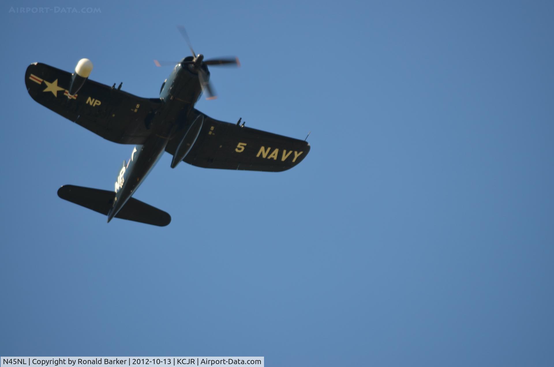 N45NL, 1951 Vought F4U-5NL Corsair C/N 124692, Fly by - Culpeper Air Fest 2012