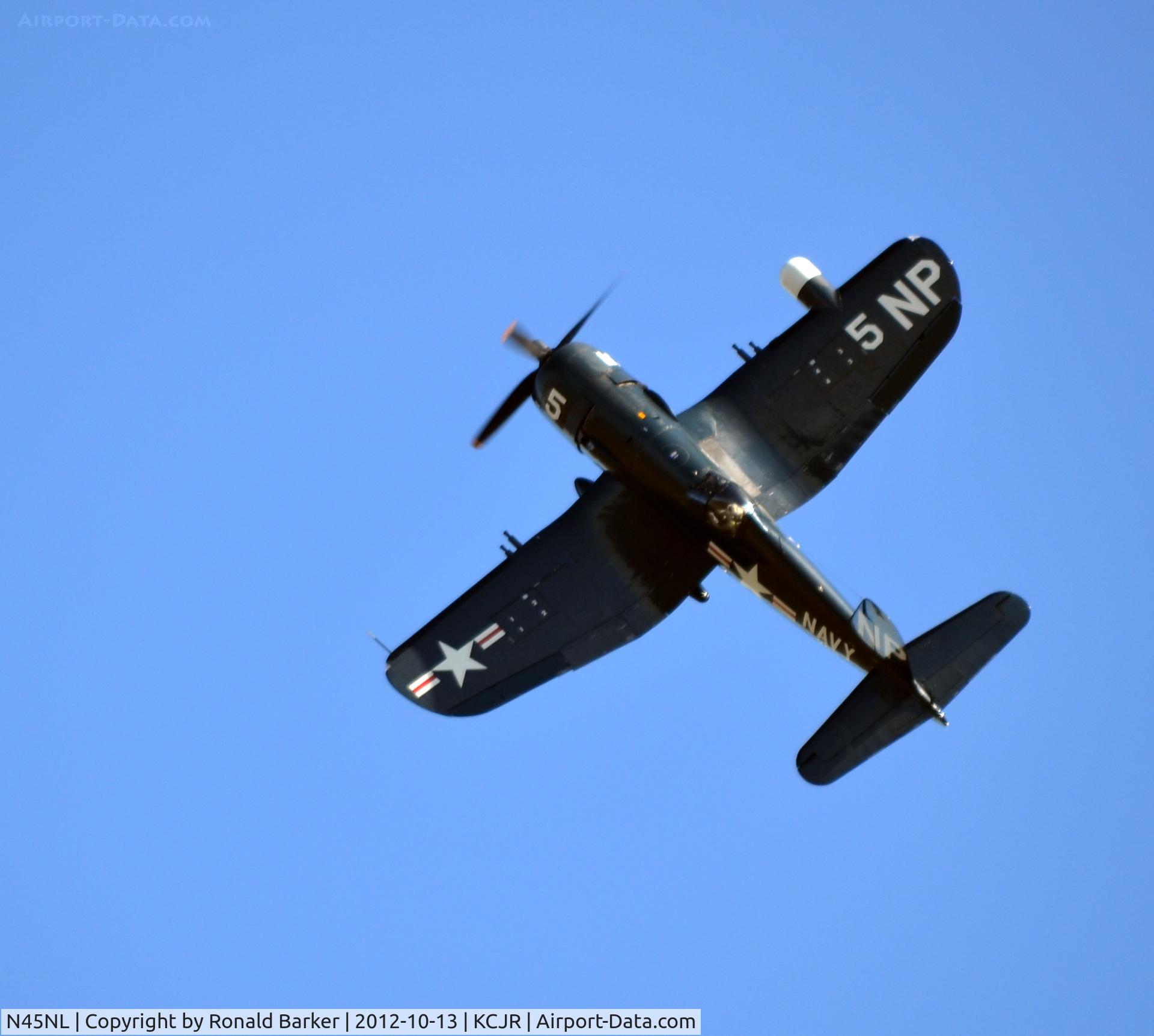 N45NL, 1951 Vought F4U-5NL Corsair C/N 124692, Air show - Culpeper Air Fest 2012