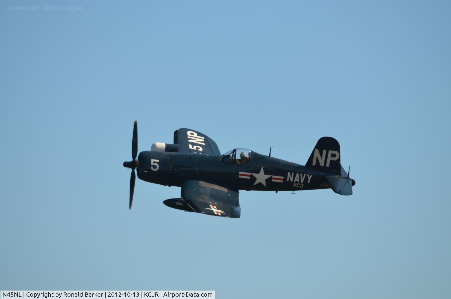 N45NL, 1951 Vought F4U-5NL Corsair C/N 124692, Air Show - Culpeper Air Fest 2012