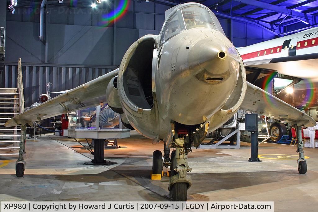 XP980, Hawker Siddeley P.1127 C/N P-05, At the Fleet Air Arm Museum.