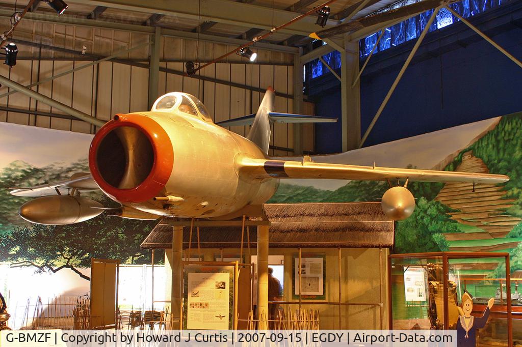 G-BMZF, PZL-Mielec Lim-2 (MiG-15bis) C/N 1B01420, At the Fleet Air Arm Museum.