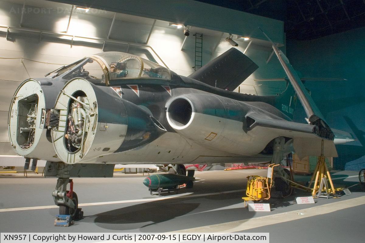 XN957, 1963 Blackburn Buccaneer S.1 C/N B3-12-62, At the Fleet Air Arm Museum.