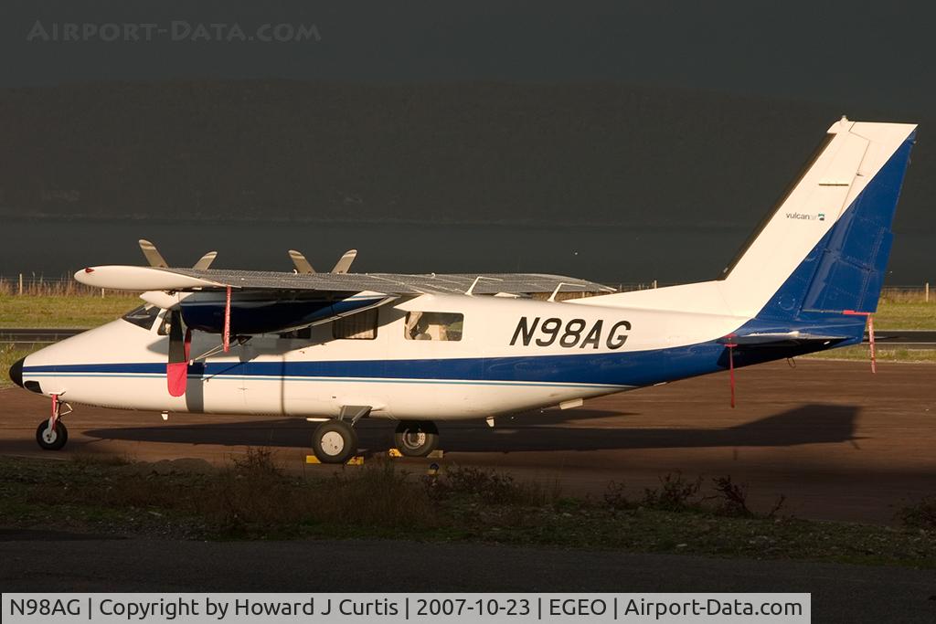N98AG, Partenavia AP-68TP-300 Spartacus C/N 8011, Privately owned.