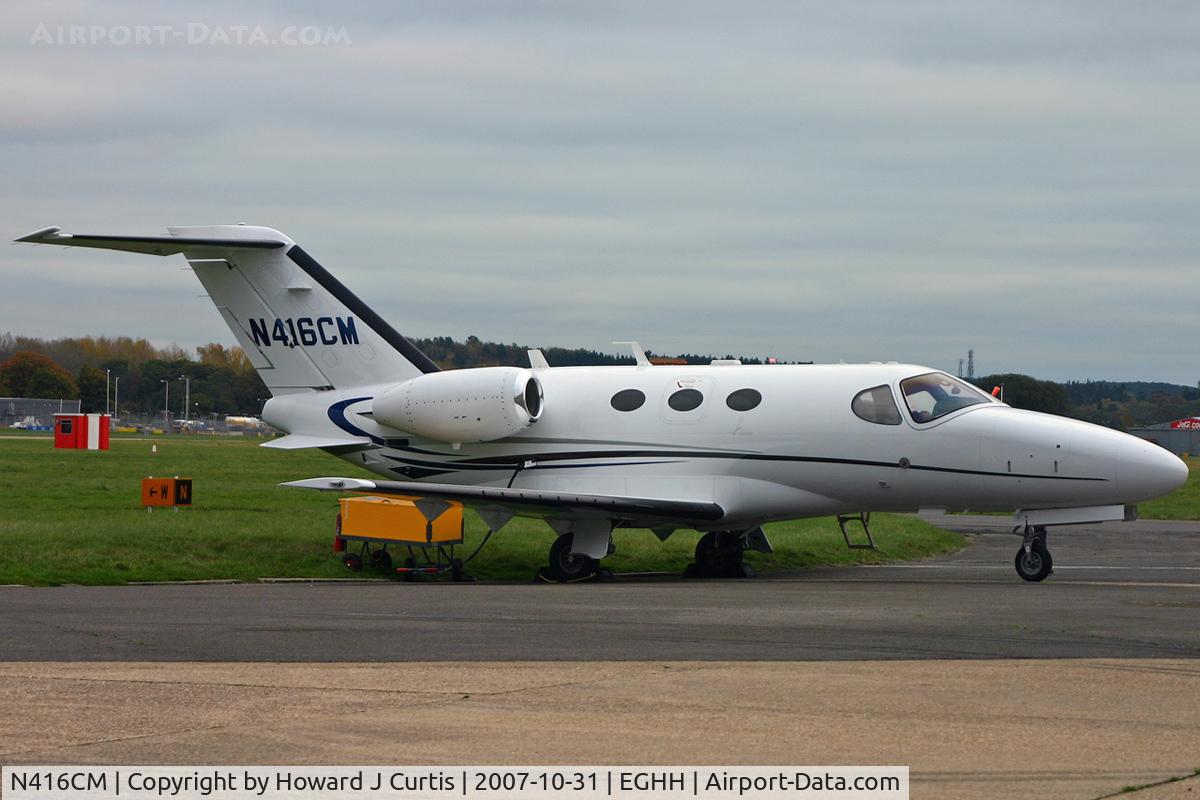 N416CM, 2007 Cessna 510 Citation Mustang C/N 510-0016, Corporate