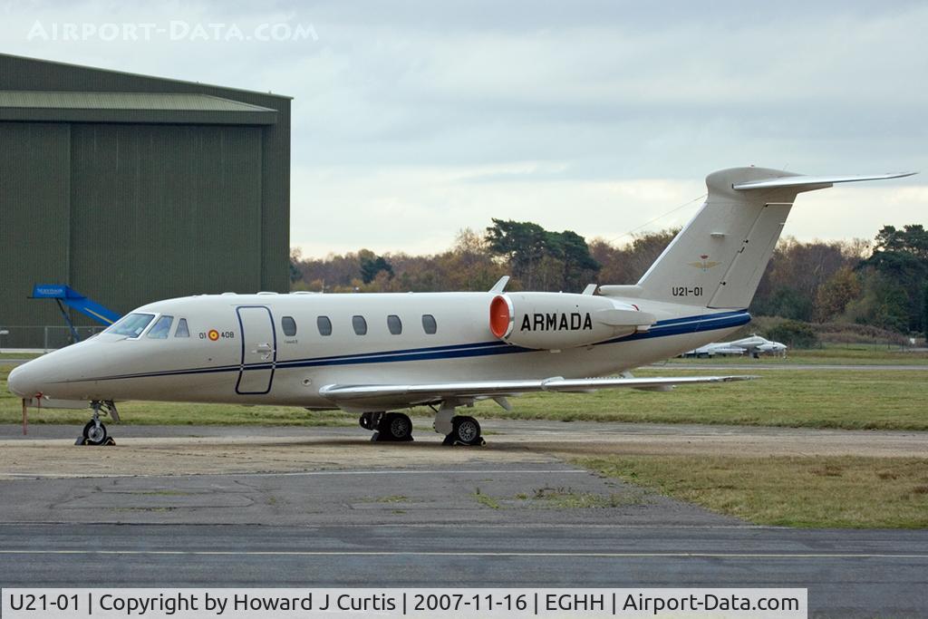 U21-01, 1997 Cessna 650 Citation VII C/N 650-7079, Armada. Coded 01-408.