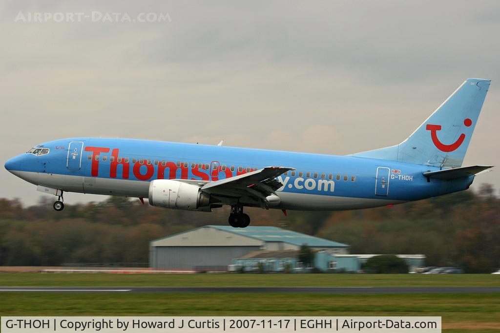 G-THOH, 1997 Boeing 737-31S C/N 29058, Thomsonfly.com