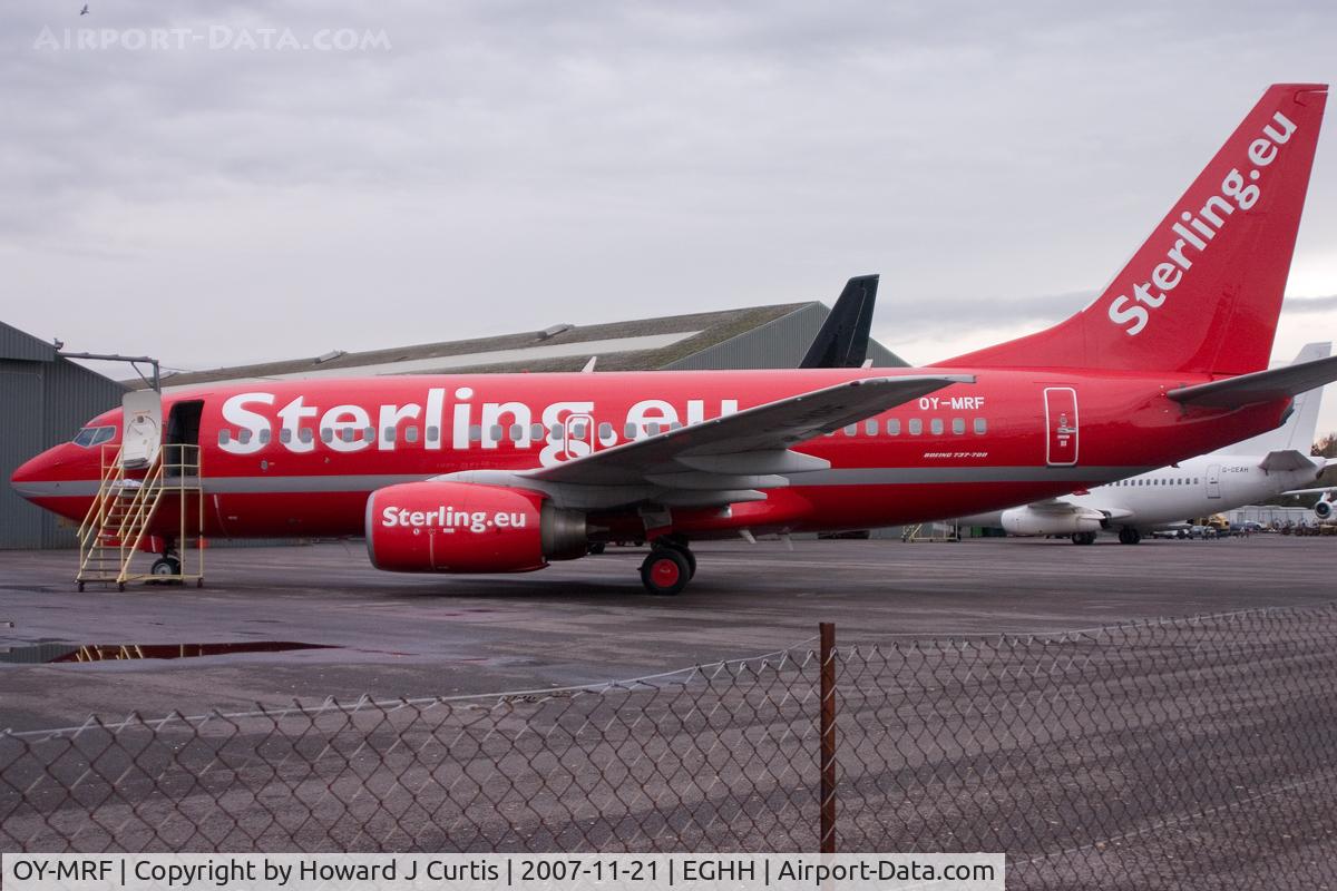 OY-MRF, 1999 Boeing 737-7L9 C/N 28009, Sterling Airways