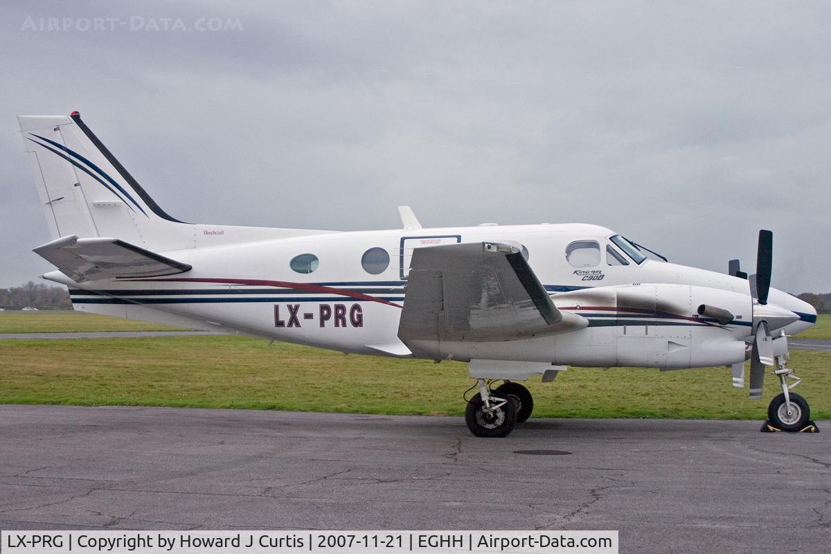 LX-PRG, 1998 Raytheon C90A King Air C/N LJ-1526, Privately owned.