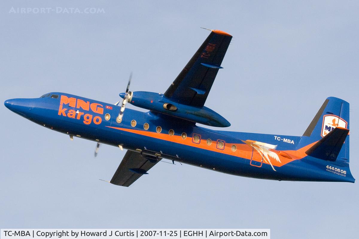 TC-MBA, 1983 Fokker F-27-500 Friendship C/N 10654, MNG Kargo