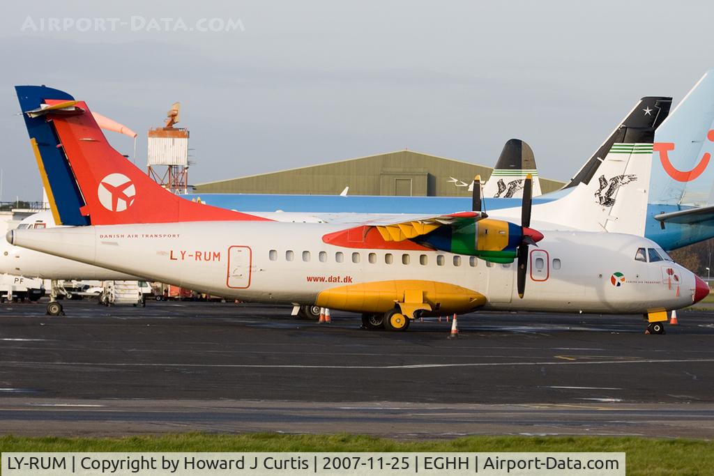 LY-RUM, 1986 ATR 42-300 C/N 010, Danish Air Transport