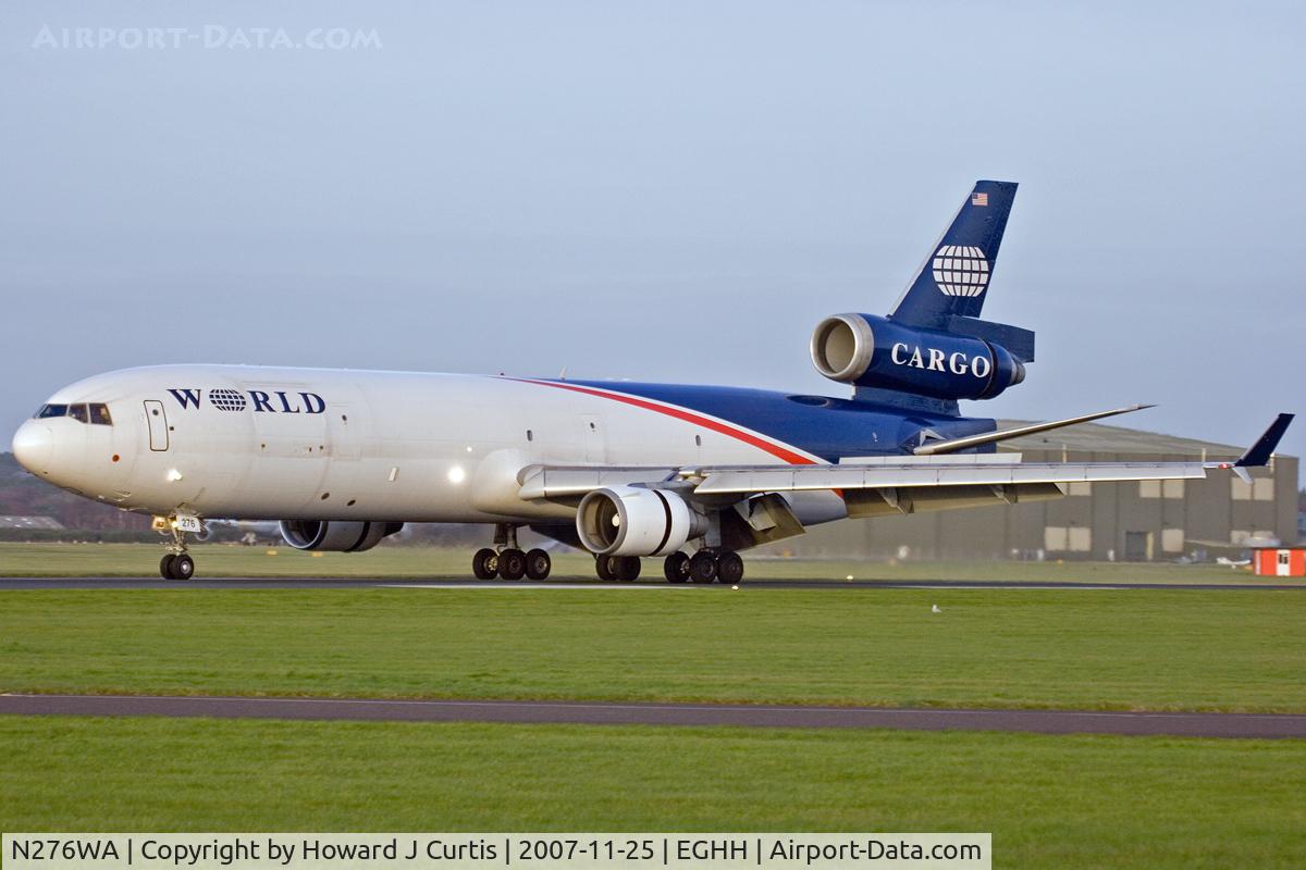N276WA, 1995 McDonnell Douglas MD-11F C/N 48632, World Airways