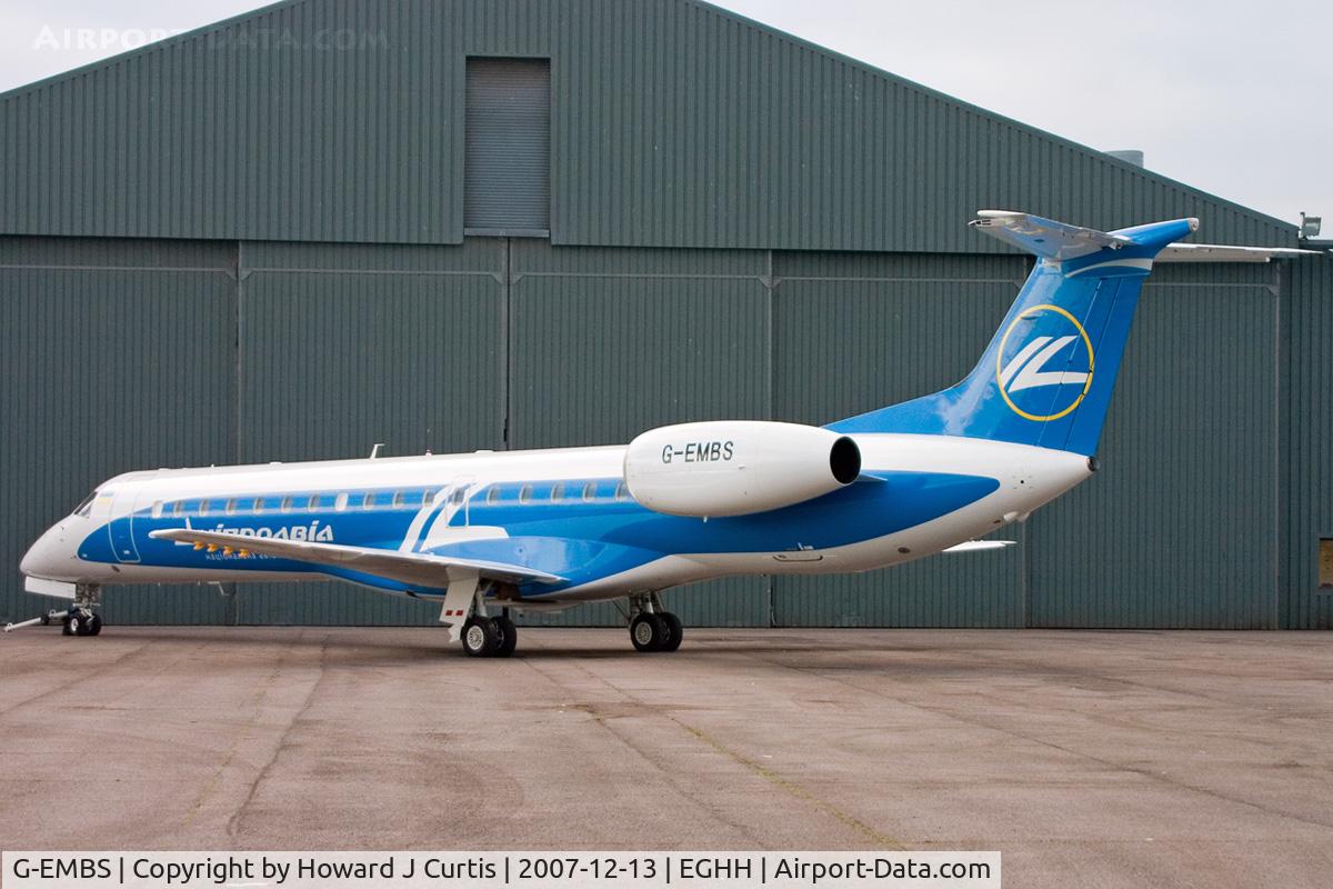 G-EMBS, 2000 Embraer EMB-145EU (ERJ-145EU) C/N 145357, Dniproavia colours (became UR-DNE).