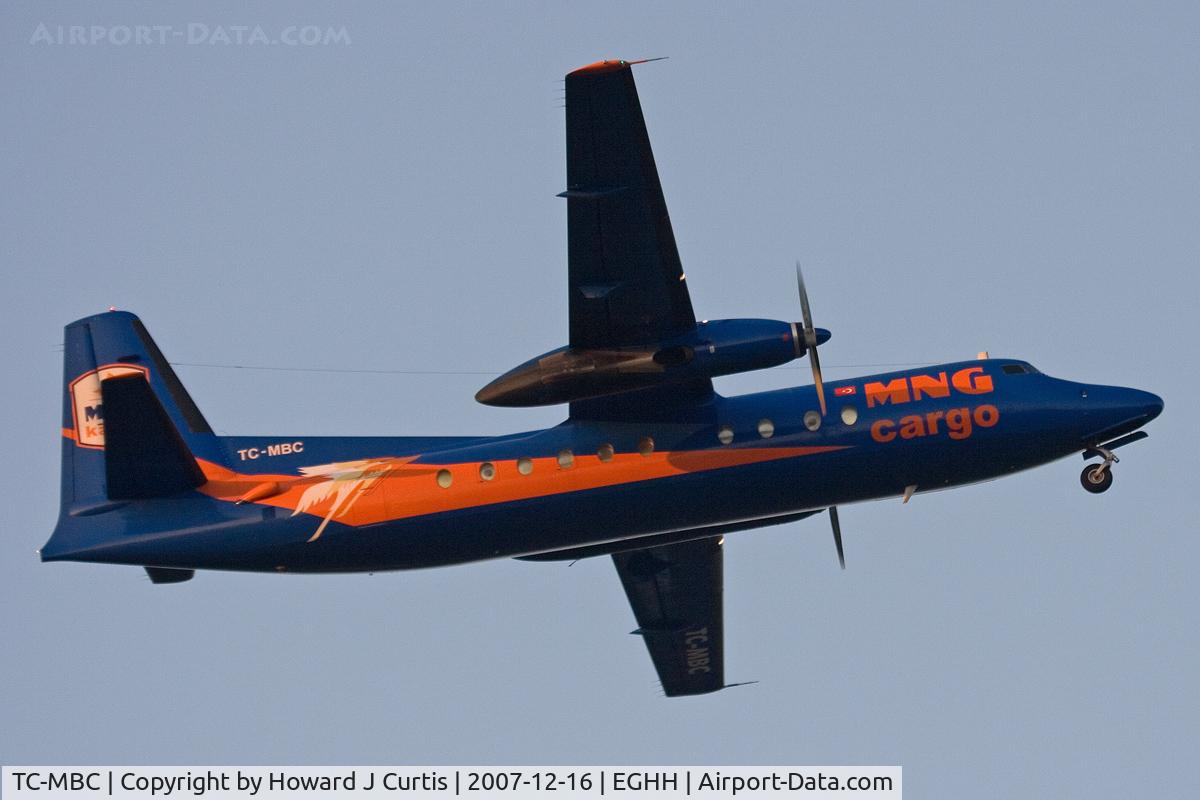TC-MBC, 1976 Fokker F-27-500RCF Friendship C/N 10530, MNG Kargo.
