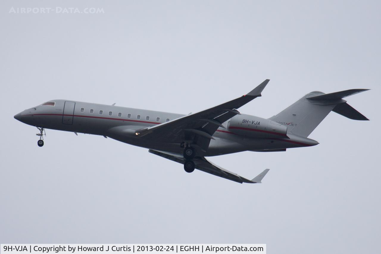 9H-VJA, 2011 Bombardier BD-700-1A10 Global Express XRS C/N 9441, Vistajet, doing training.