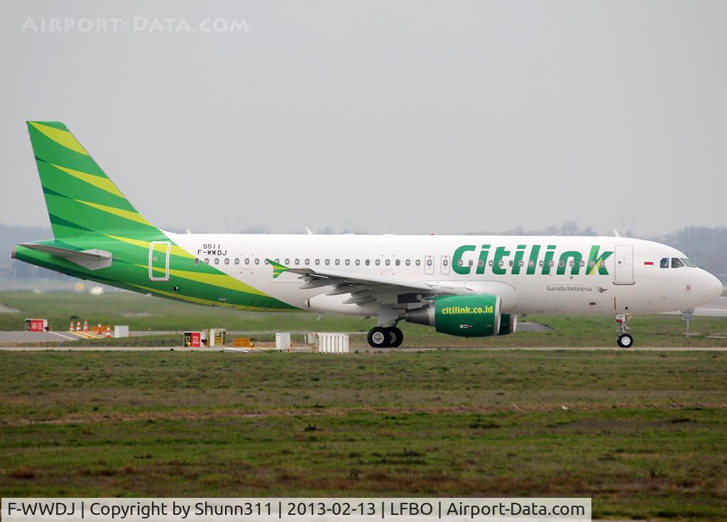 F-WWDJ, 2013 Airbus A320-214 C/N 5511, C/n 5511 - To be PK-GLP