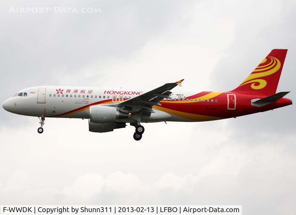 F-WWDK, 2013 Airbus A320-214 C/N 5514, C/n 5514 - To be B-LPJ