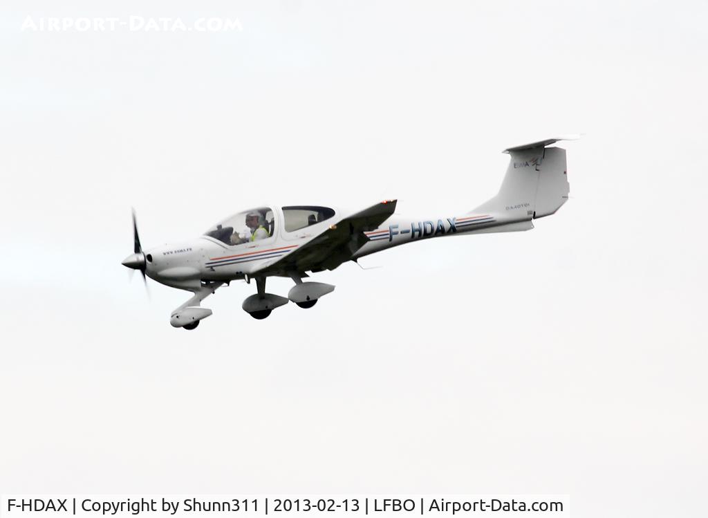 F-HDAX, 2003 Diamond DA-40 Diamond Star C/N 40.032, Landing rwy 32R