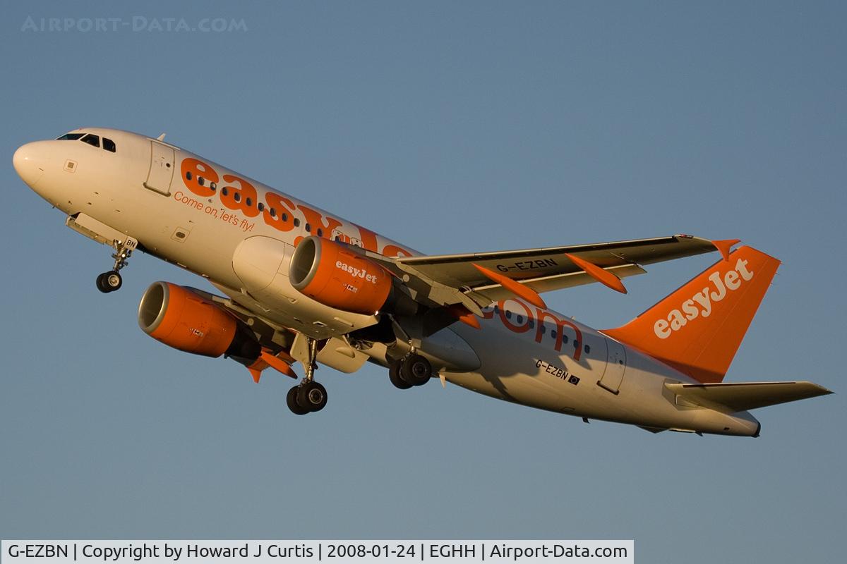G-EZBN, 2007 Airbus A319-111 C/N 3061, easyJet.