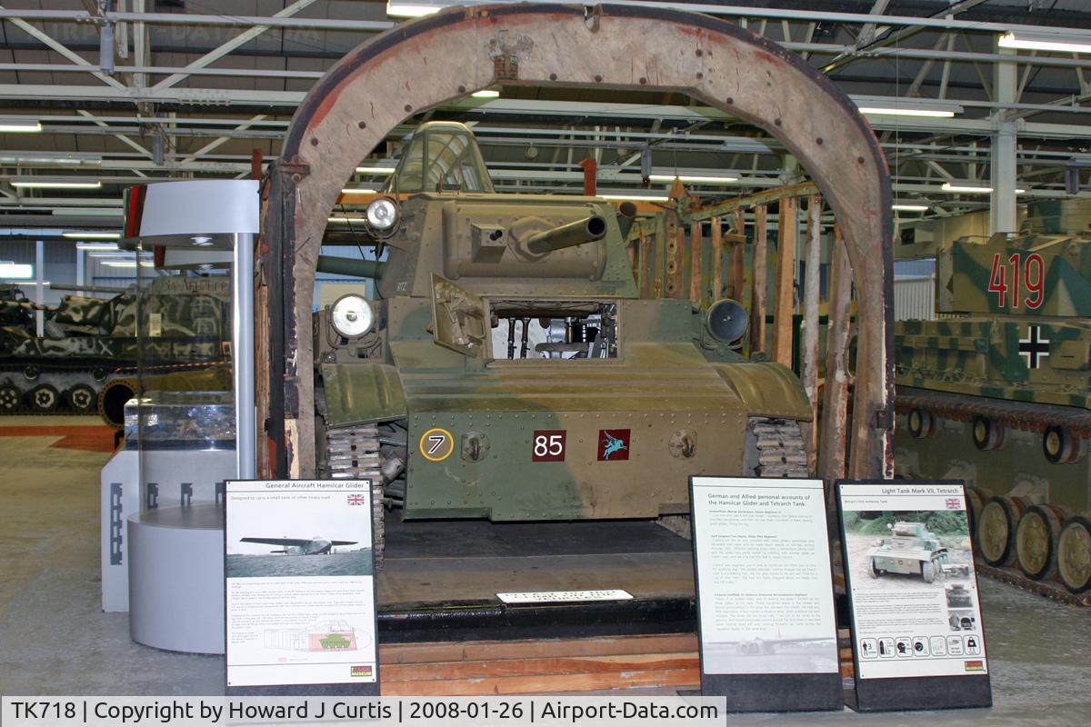 TK718, General Aircraft GAL.49 Hamilcar I C/N TK718, Centre section preserved at the Tank Museum at Bovington, Dorset.