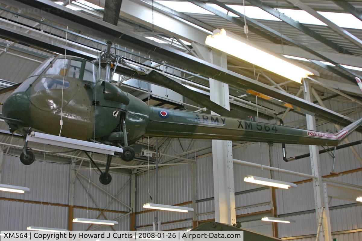 XM564, 1959 Saunders-Roe Skeeter AOP.12 C/N S2/5119, Preserved at the Tank Museum, Bovington, Dorset.