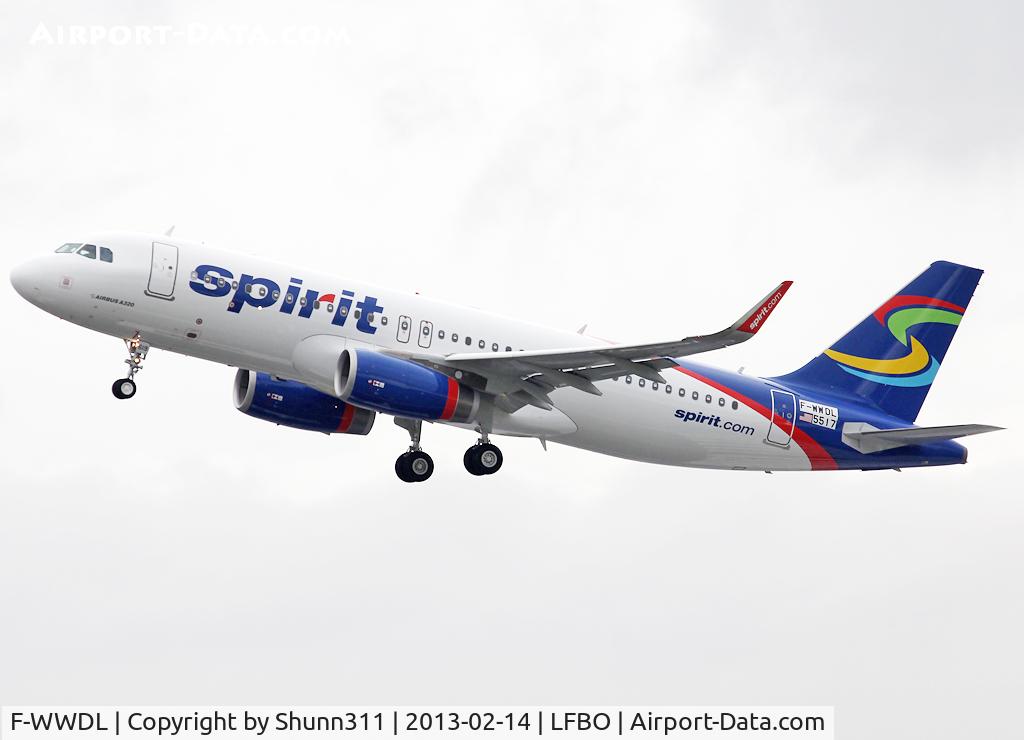 F-WWDL, 2013 Airbus A320-232 C/N 5517, C/n 5517 - To be N619NK - First Spirit with sharklets.