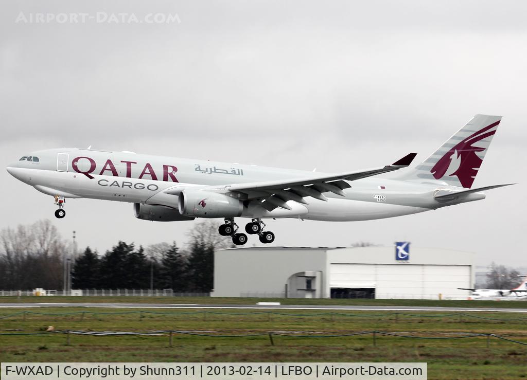 F-WXAD, 2012 Airbus A330-243F C/N 1350, C/n 1350 - Yantze River Express ntu... Repainted for Qatar Cargo. First for it...