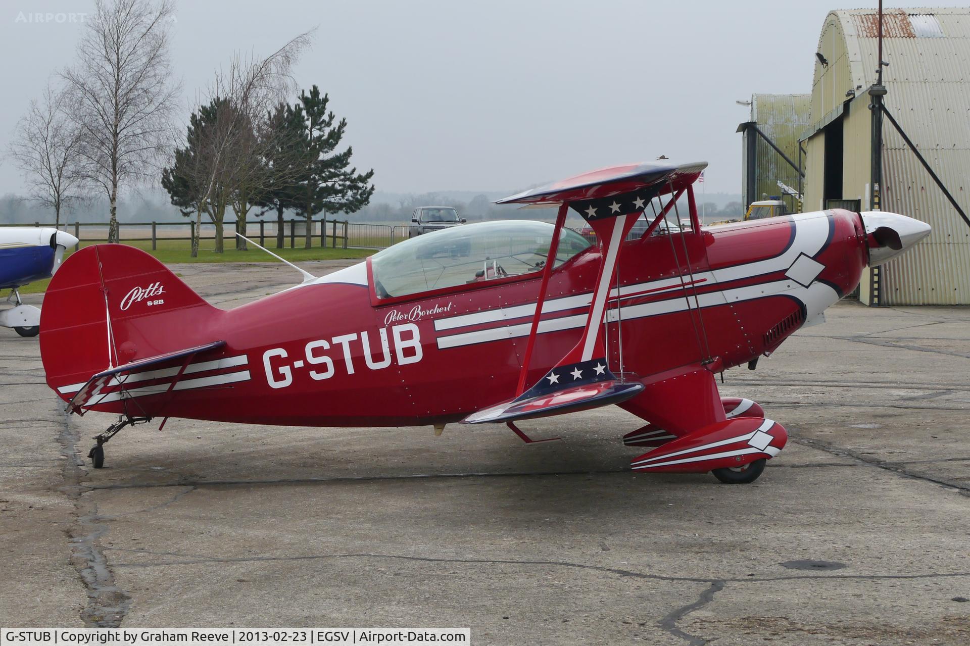 G-STUB, 1989 Christen Pitts S-2B Special C/N 5163, Parked at Old Buckenham,