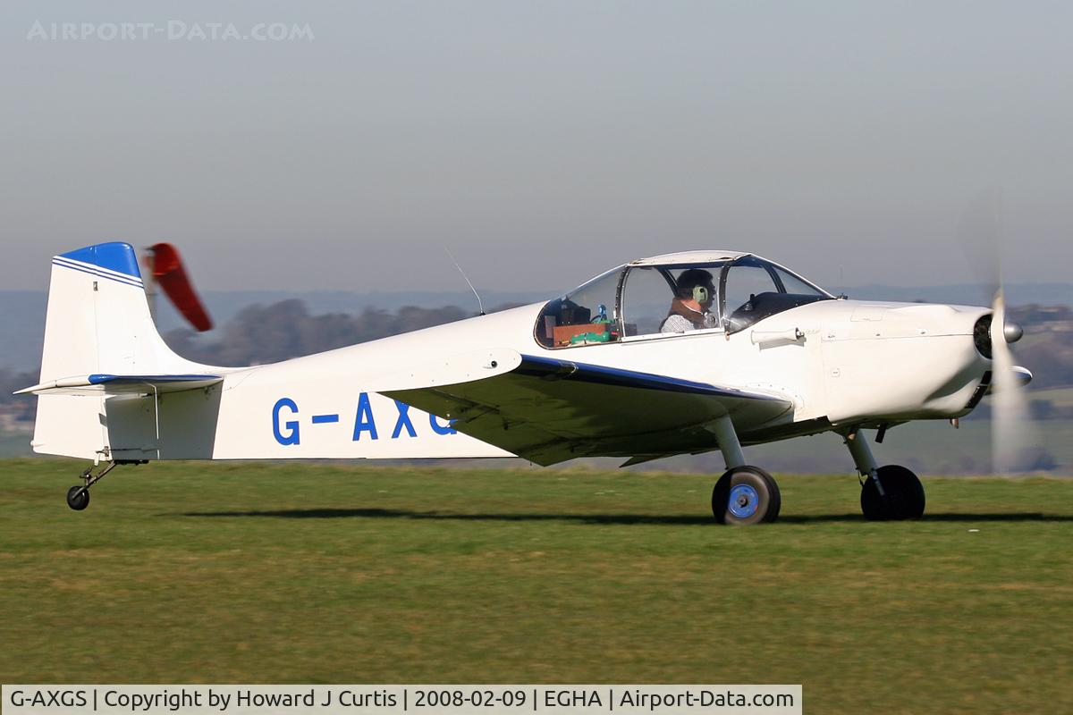 G-AXGS, 1969 Druine D-62B Condor C/N RAE/638, Privately owned. A resident here.