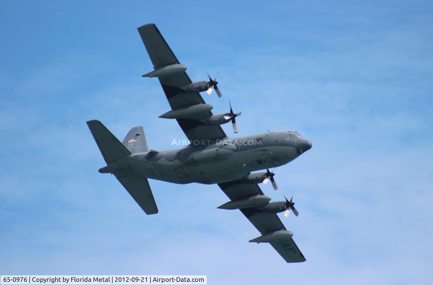 65-0976, 1965 Lockheed HC-130P Hercules C/N 382-4126, HC-130P Hercules over Cocoa Beach